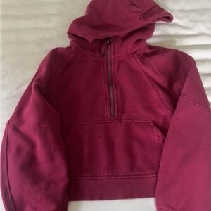 lululemon athletica scuba quarter zip hoodie